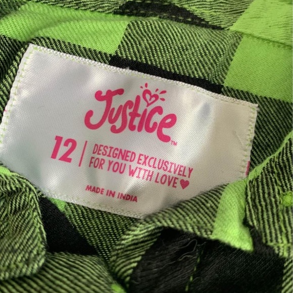 Justice kids flannel - Picture 2 of 2
